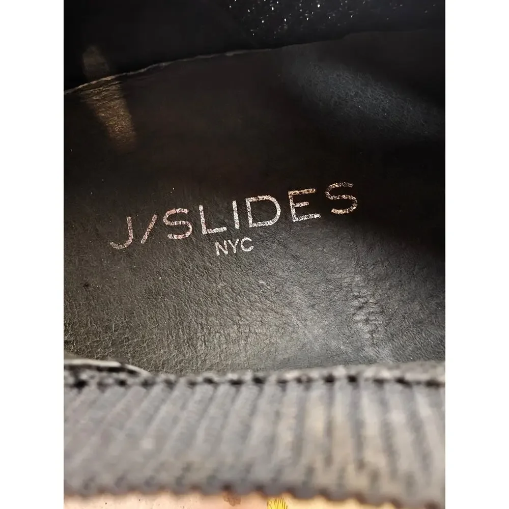 Women J Slides Slip On Knit Sneakers Black Size 9